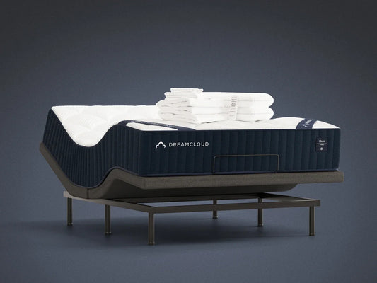 Sven & Son King Adjustable Bed Base Frame + 12” Luxury Cool Gel Memory Foam Mattress, Head up Foot Up, USB Ports, Zero Gravity, Interactive Dual Massage, Wireless, Classic (King)
